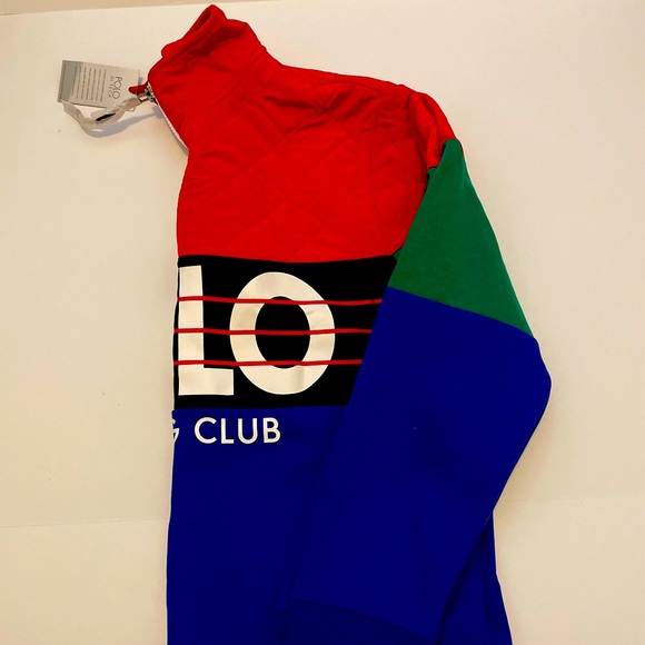 POLO BY RALPH LAUREN POLO RAFTING CLUB XL. HI TECH HYBRID SWEATSHIRT. - Picture 4 of 6
